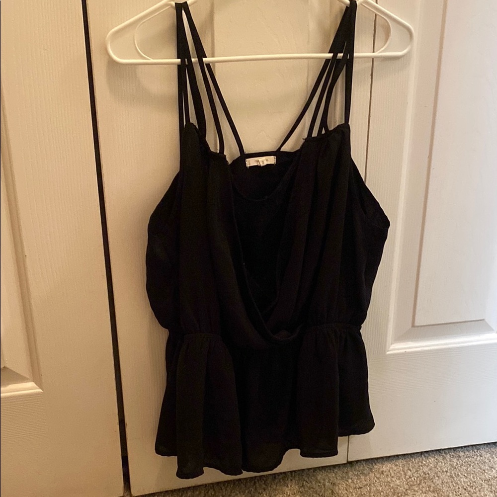 Elegant Black Women's Top